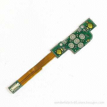 Rigid-flex PCB Board for Mobile Phones, with 0.21 to 7.0mm Board Thickness